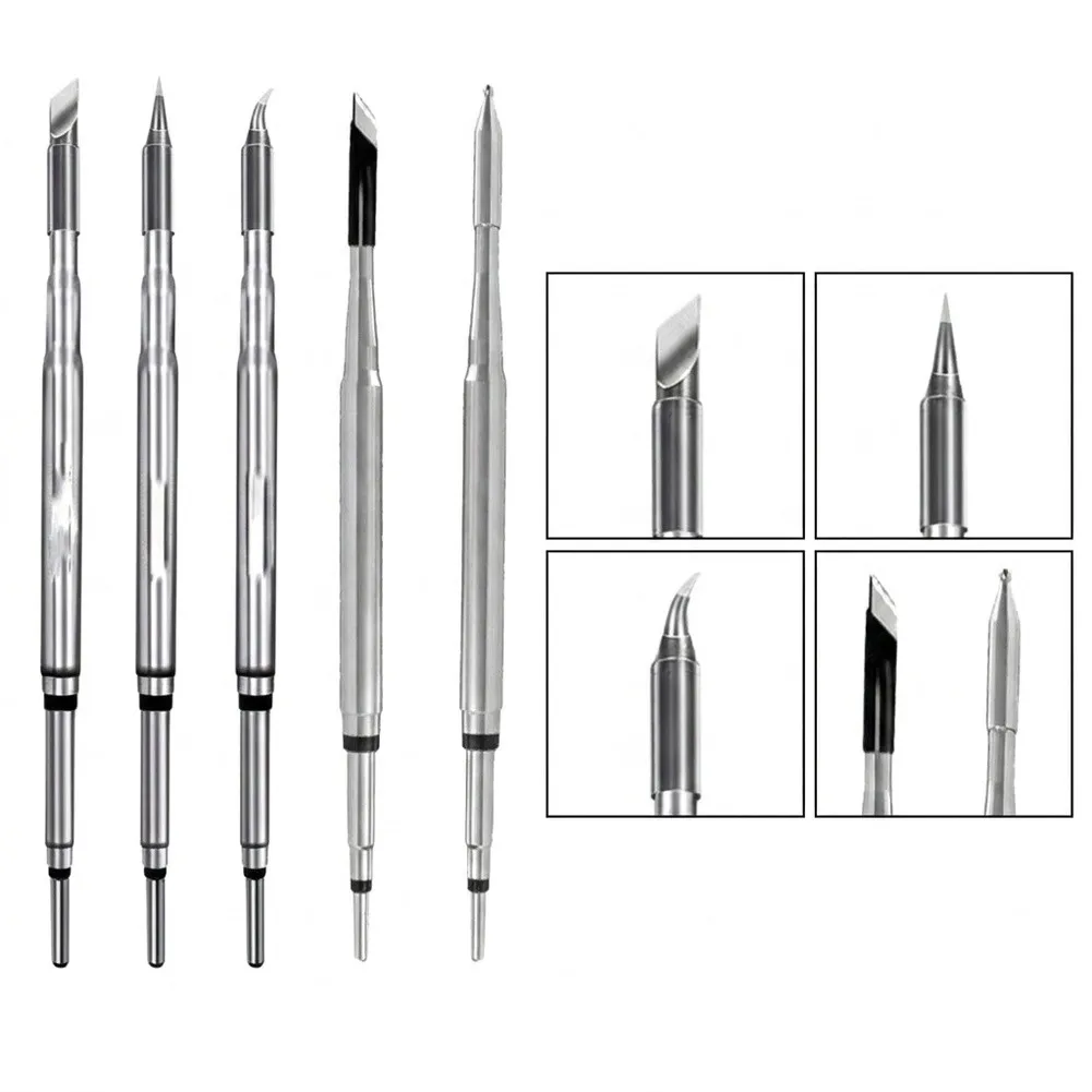 For Home Electronics Soldering Iron Tips Five Different Shapes Materials Multilayer Alloy Plating For Home Electronics