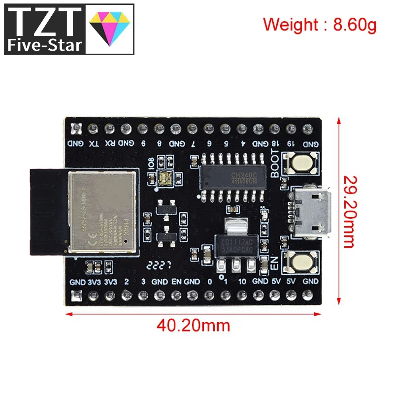 ESP32-C3 Development Board WiFi+Bluetooth 5.0  Equipped With ESP32-C3-MINI-1 ESP32 Wifi Internet Of Things Module For Arduino