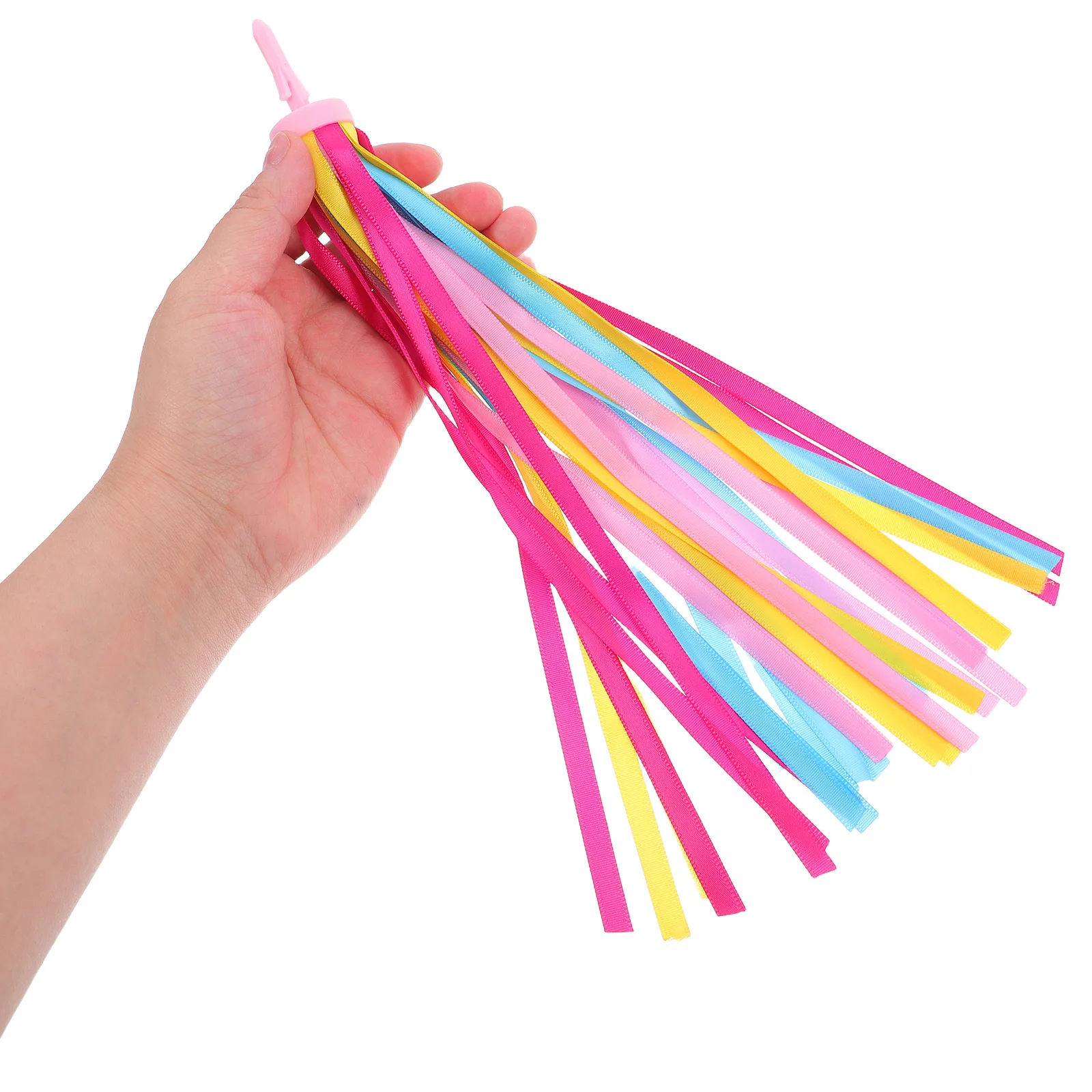 

A Pair Of Bike Handlebar Streamers Colorful Scooter Tassels Easy Install Sparkly Windproof For 'S Bicycles