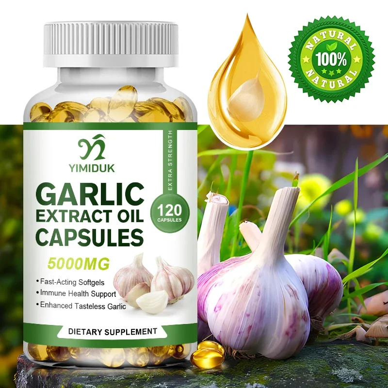 Natural Organic Gar1995Capsules pour l'hypertension et le taux de cholestérol Système immunitaire et santé cardiaque