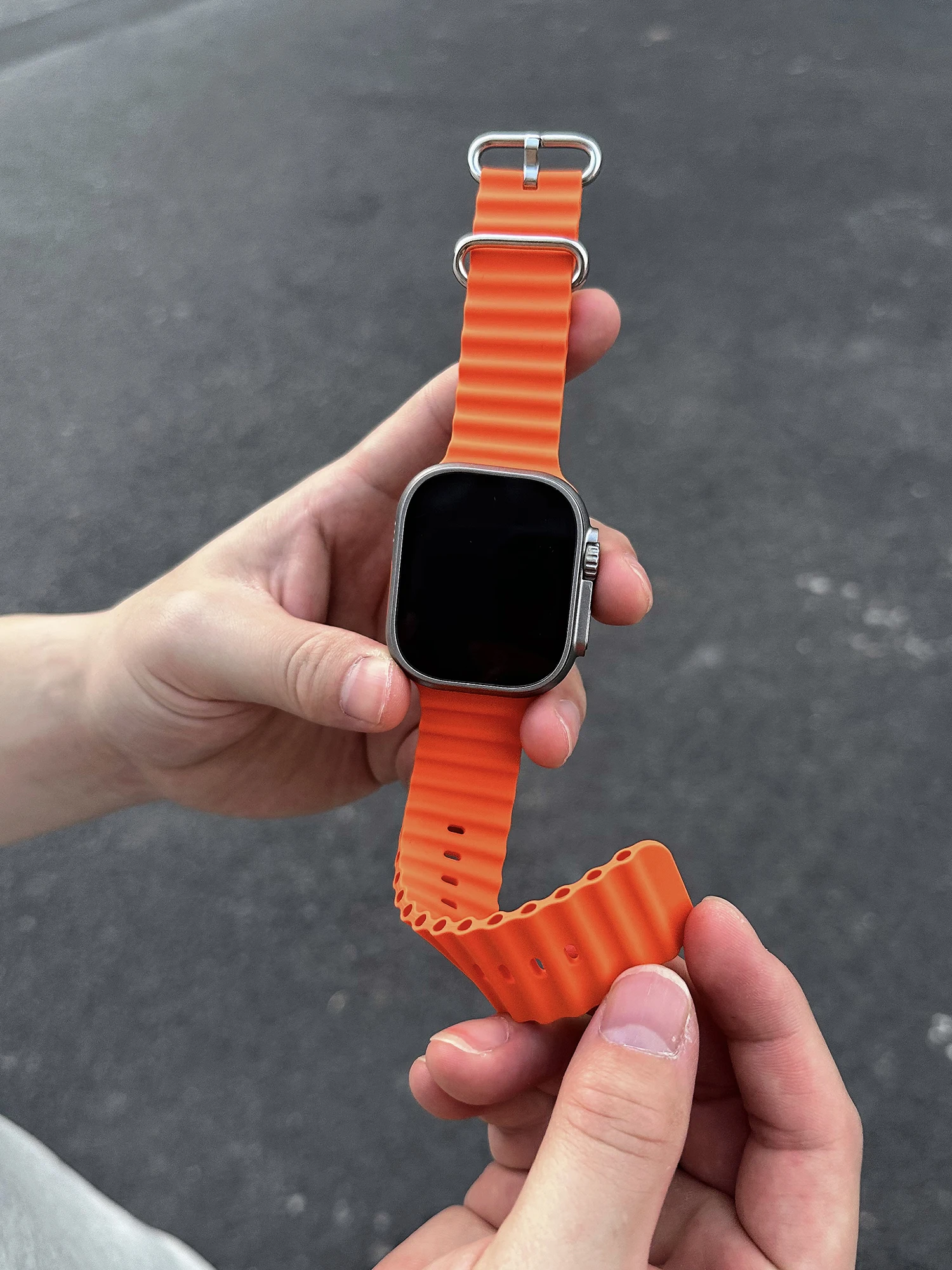 Ocean-Armband für Apple Watch-Bänder Ultra 4 3 49mm 44mm 40mm 41mm 45mm 42mm 46mm Sportarmband iWatch Series 12 11 10 9 8 7 Se 3 – Detail 3