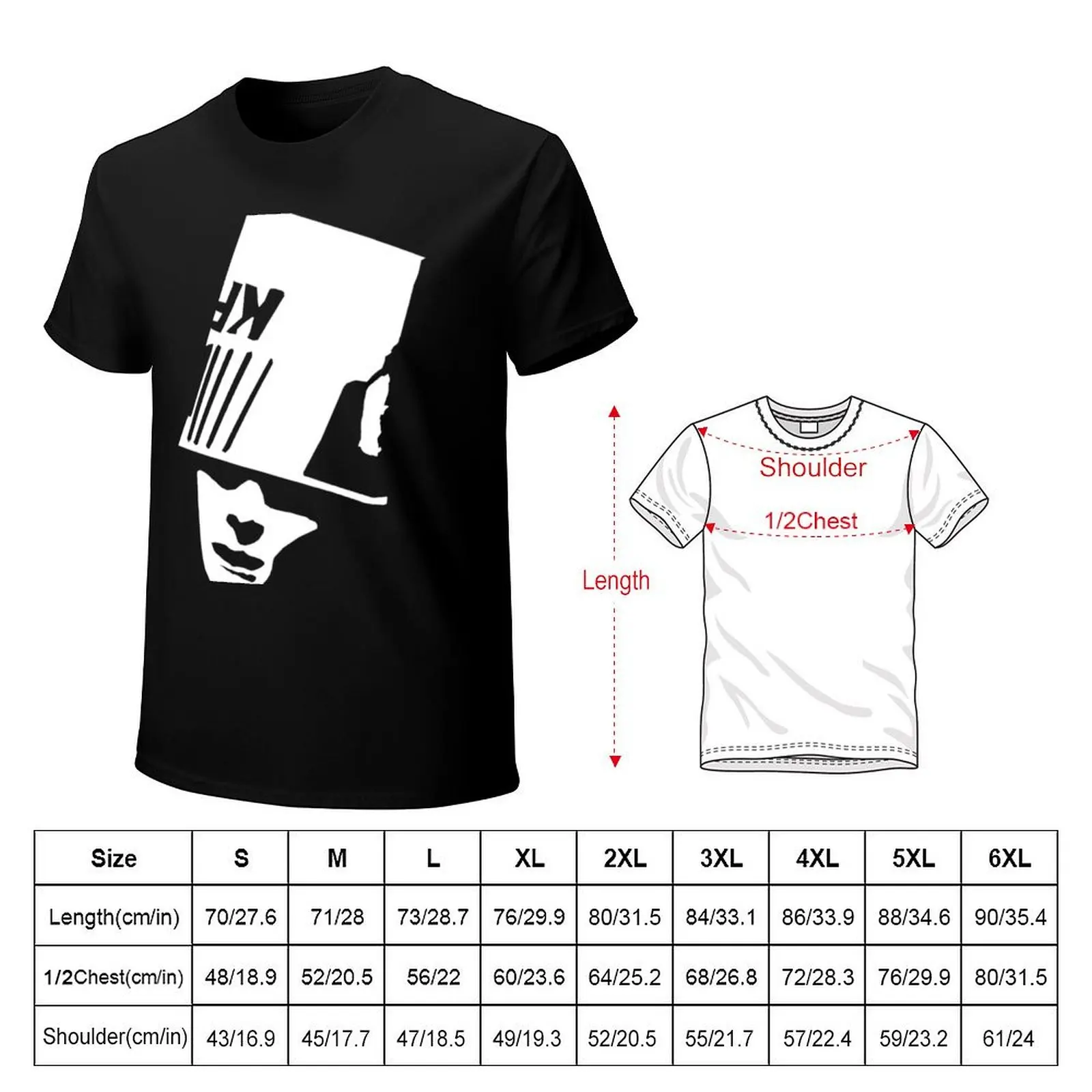 buckethead T-Shirt Basic All Season Solid T-Shirt