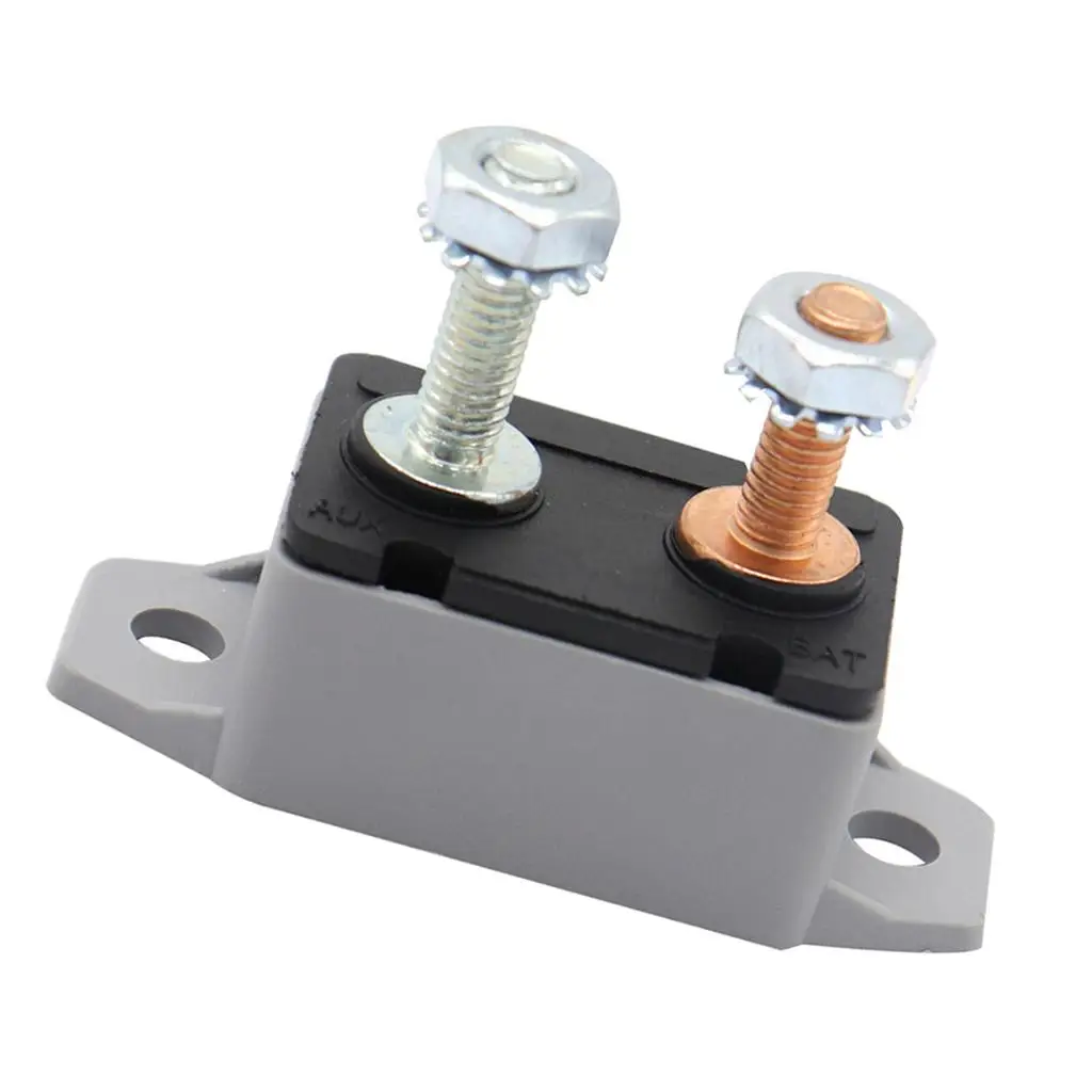 Disyuntor automático para coche, fusible de Metal, tipo perno, reinicio automático, 15 amperios, 12V, 24V