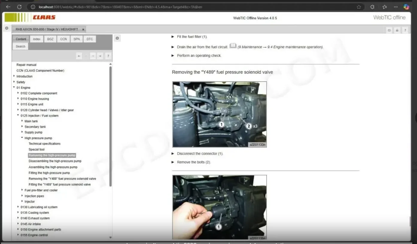 EPC-SOFTWARE WebTIC - Technical Information Centre for Claas [2026] Multiple Languages+USB HDD