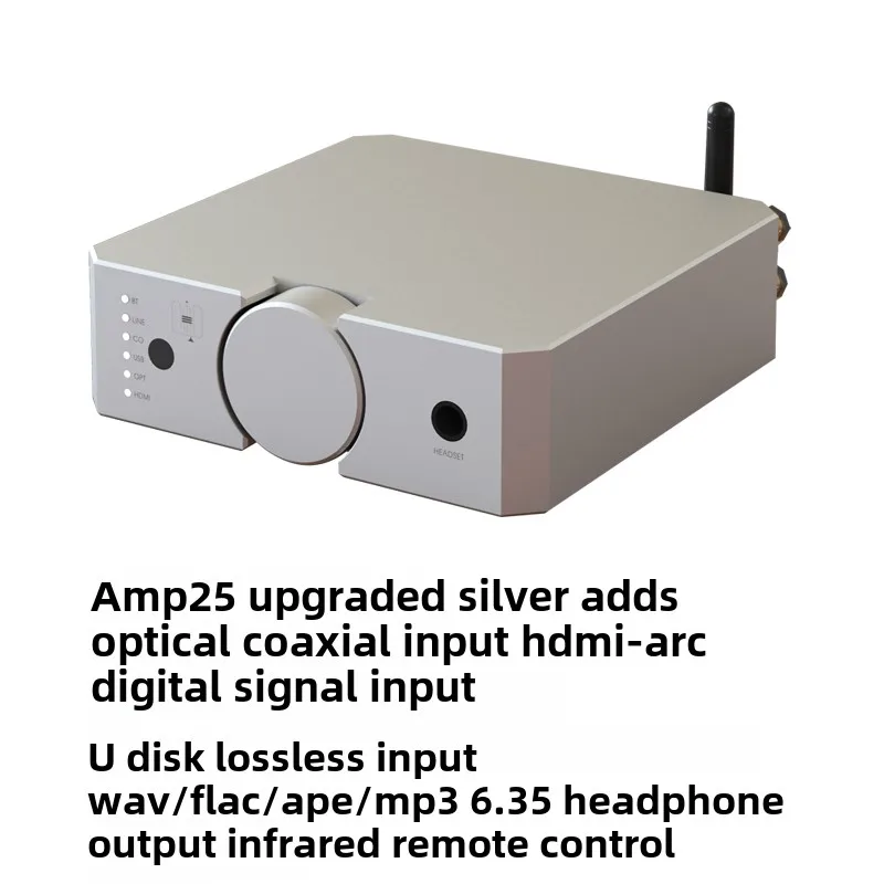 Hifi Bluetooth Mini Desktop High End Fixed Resistance Amplifier، درجة حرارة عالية، مشغل رقمي صغير غير فئة D