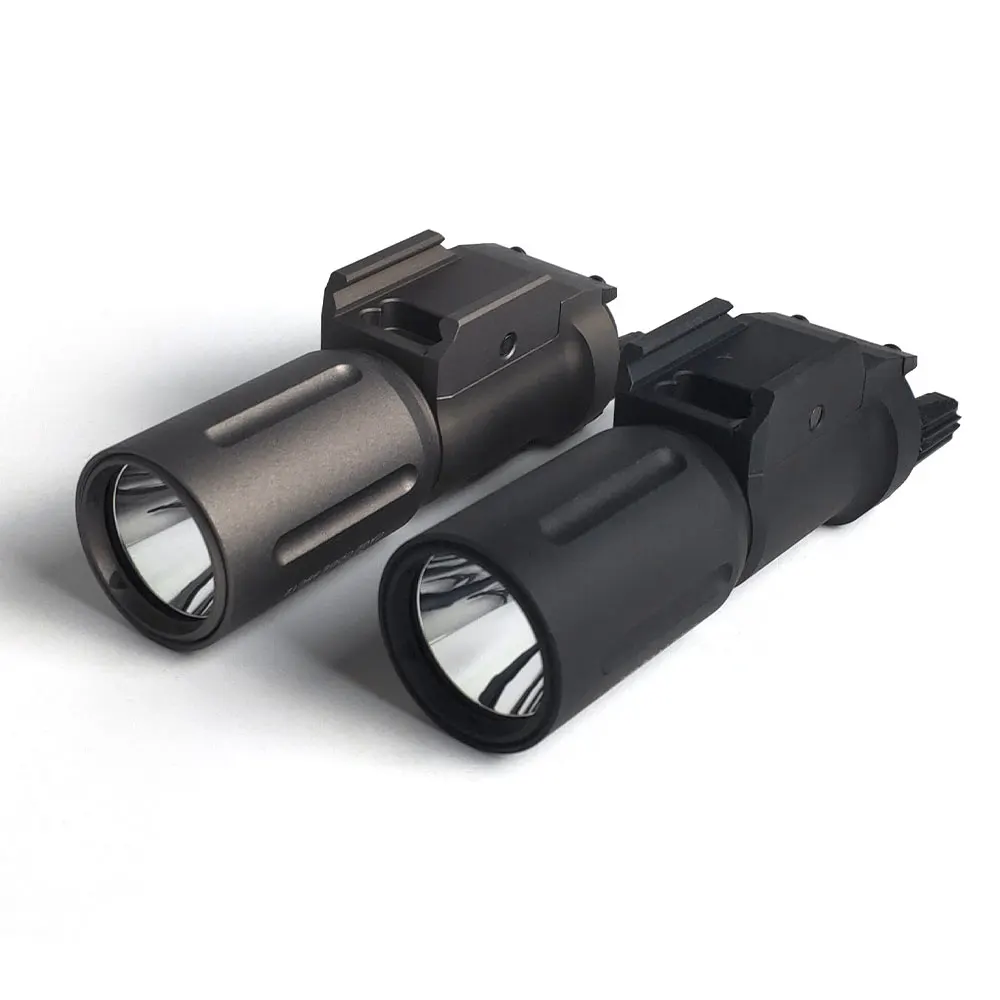 Imagem -05 - Lanterna Led Tática Spotlight Luz de Arma de Caça se Adapta a 20 mm Rail Okw 18350 18650 Pl350