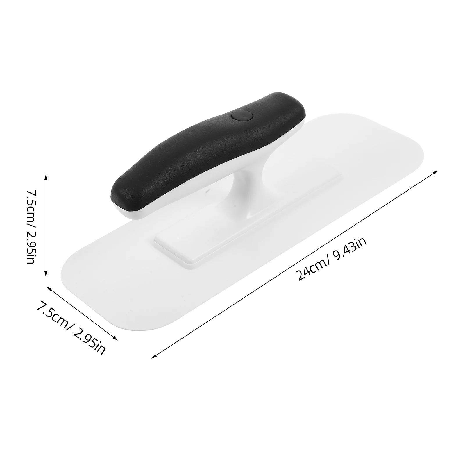 أداة تلميع بلاستيكية ذات نهاية مستديرة لتجصيص ورق الحوائط الجافة وورق الحائط وتنعيم اليد #5