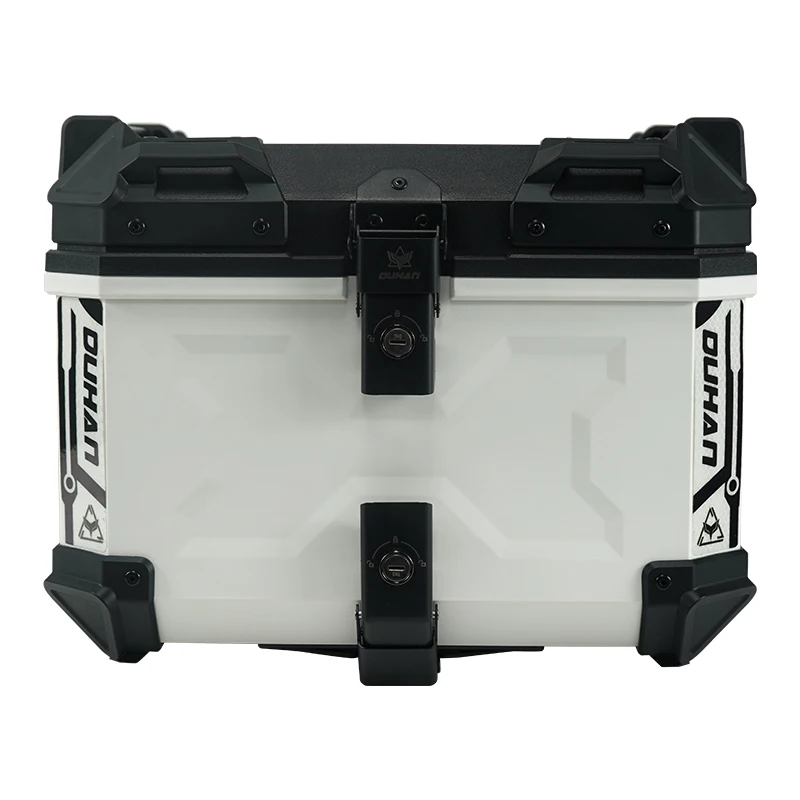 

45L ABS TOP CASE Motorcycle Tail Box Luggage Rear Trunk Bracket for Adventure Motorcycle Suitcase Rear Box 오토바이 탑박스