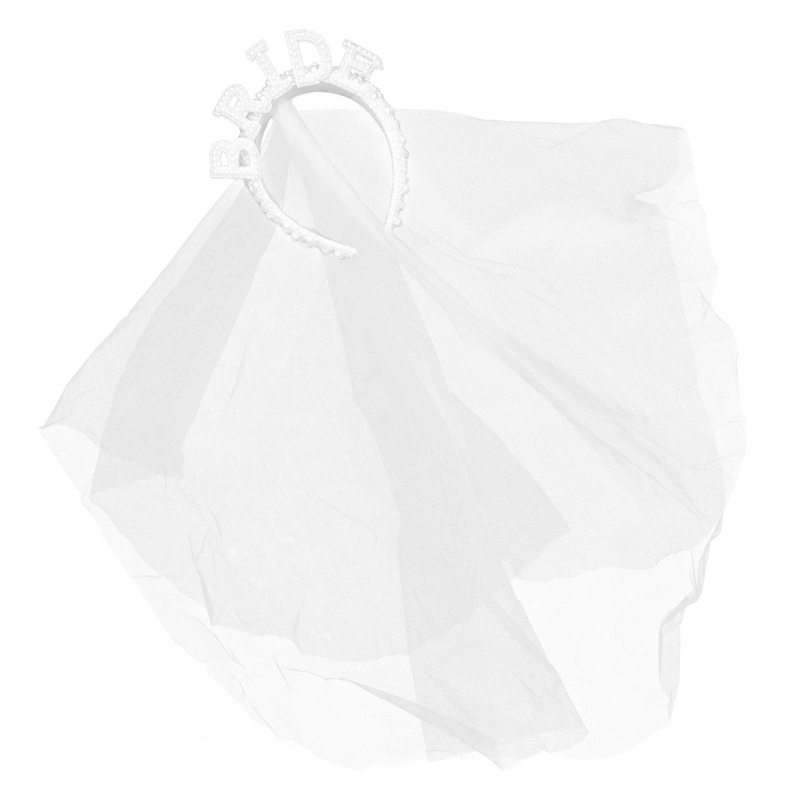 

Pearl Bridal Headband Lightweight Wedding Headpiece Bride Hair Accessories Elegant Hair Decor for Brides Bride Headband