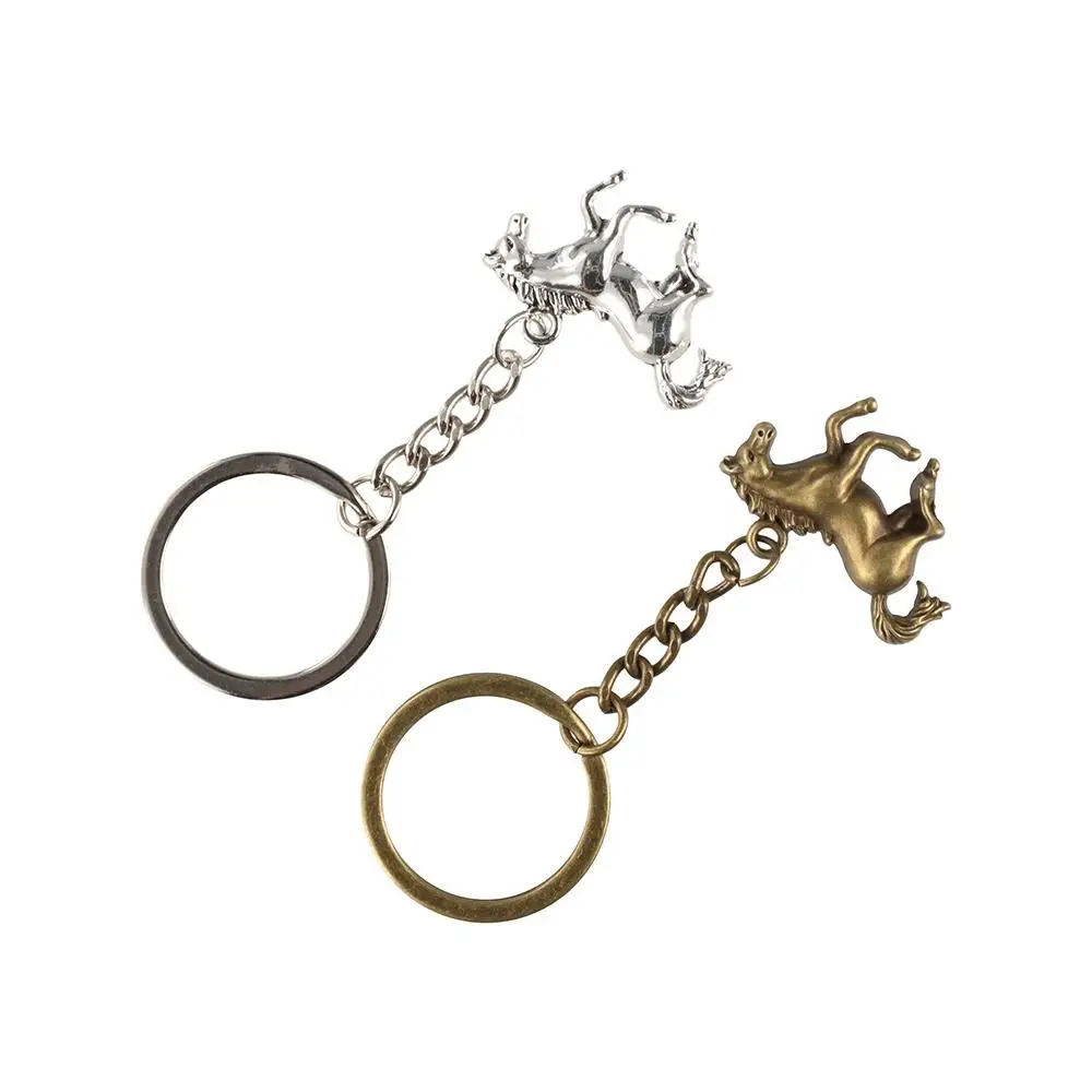 

Horse Racing Horse Pendant Key Chain Unique Silver Metal Horse Keychain Running Horse Metal Vintage Horse Pendant Keyring