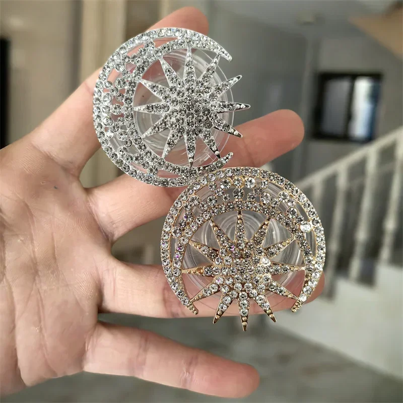 

Zircon Moon Star Phone Griptok Universal Smart Tok Stand Socket For iPhone Folding Holder Finger Ring Support Bracket