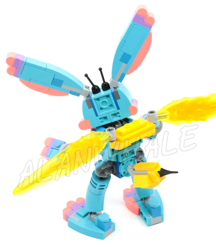 285 pz Sogno Izzie e Bunchu il Coniglietto Coniglio animale Nightmare Grimspawn 81453 Building Blocks Giocattolo Compatibile Con Il Modello