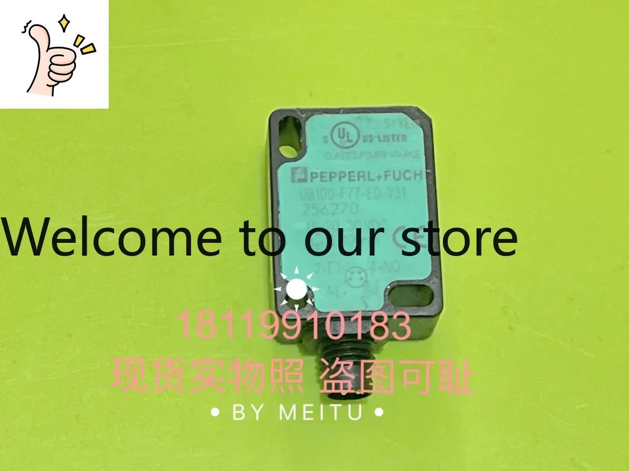 

Ультразвуковой датчик Beijiafu P+F UB100-F77-E0-V31 256270 (2025 г.) с царапинами