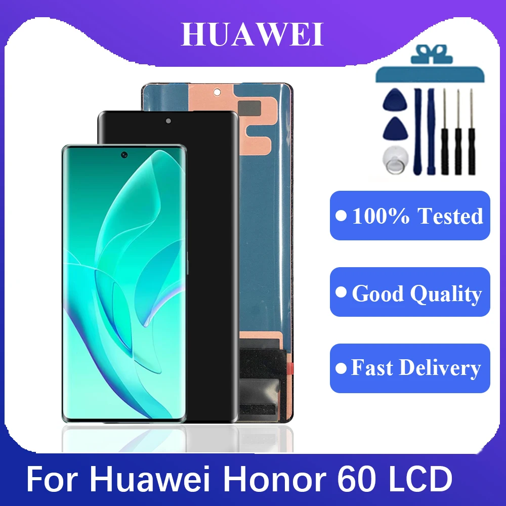 

6.67 inch Original Screen For Huawei Honor 60 LSA-AN00 LCD Display Touch Screen Digitizer Assembly For Honor 60 lcd Replacement