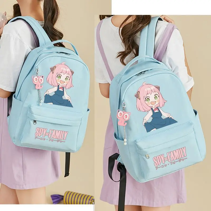 Spy X Family Anya Merchandise For Female Students Cute Cartoon Anime Two-Dimensional Backpack ANI