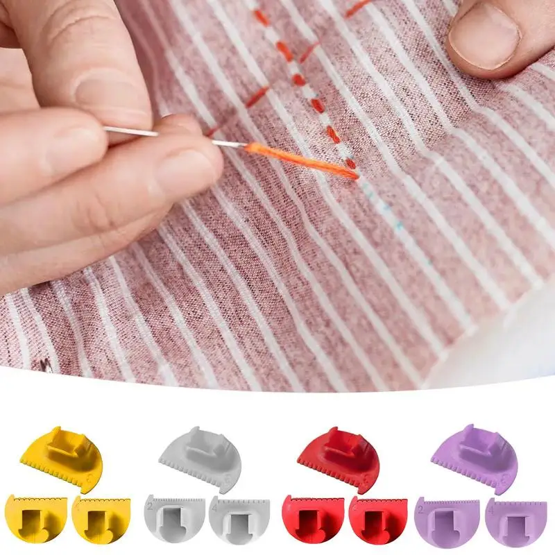 أداة خياطة الحواف قفل الحافة مجموعة قياس الخياطة مكونة من 3 قوالب قياس دليل مسطرة الإبهام للحرف اليدوية طبقات مستقيمة ومنحنية