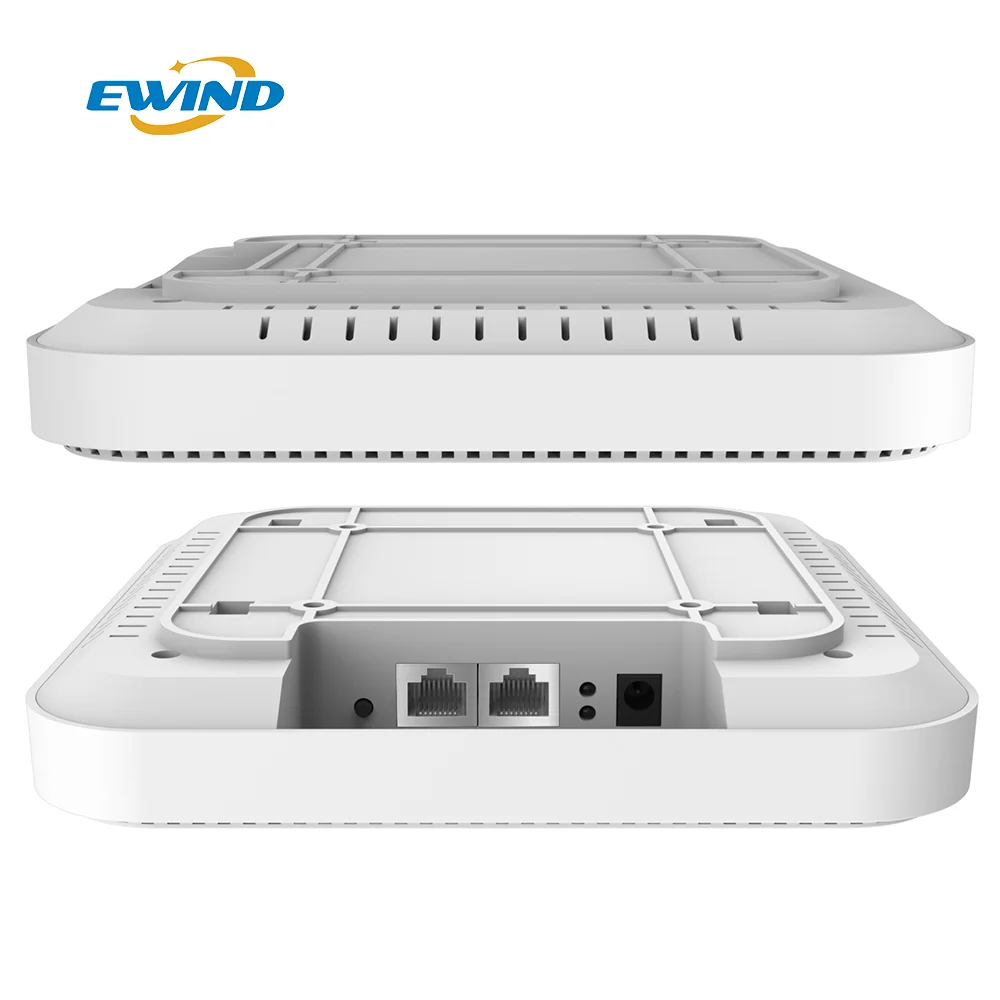 WiFi 6 Wireless Access Point 48V PoE 3000Mbps Dual Band 802.11ax Gigabit PoE Ceiling Mount AP Smart Management