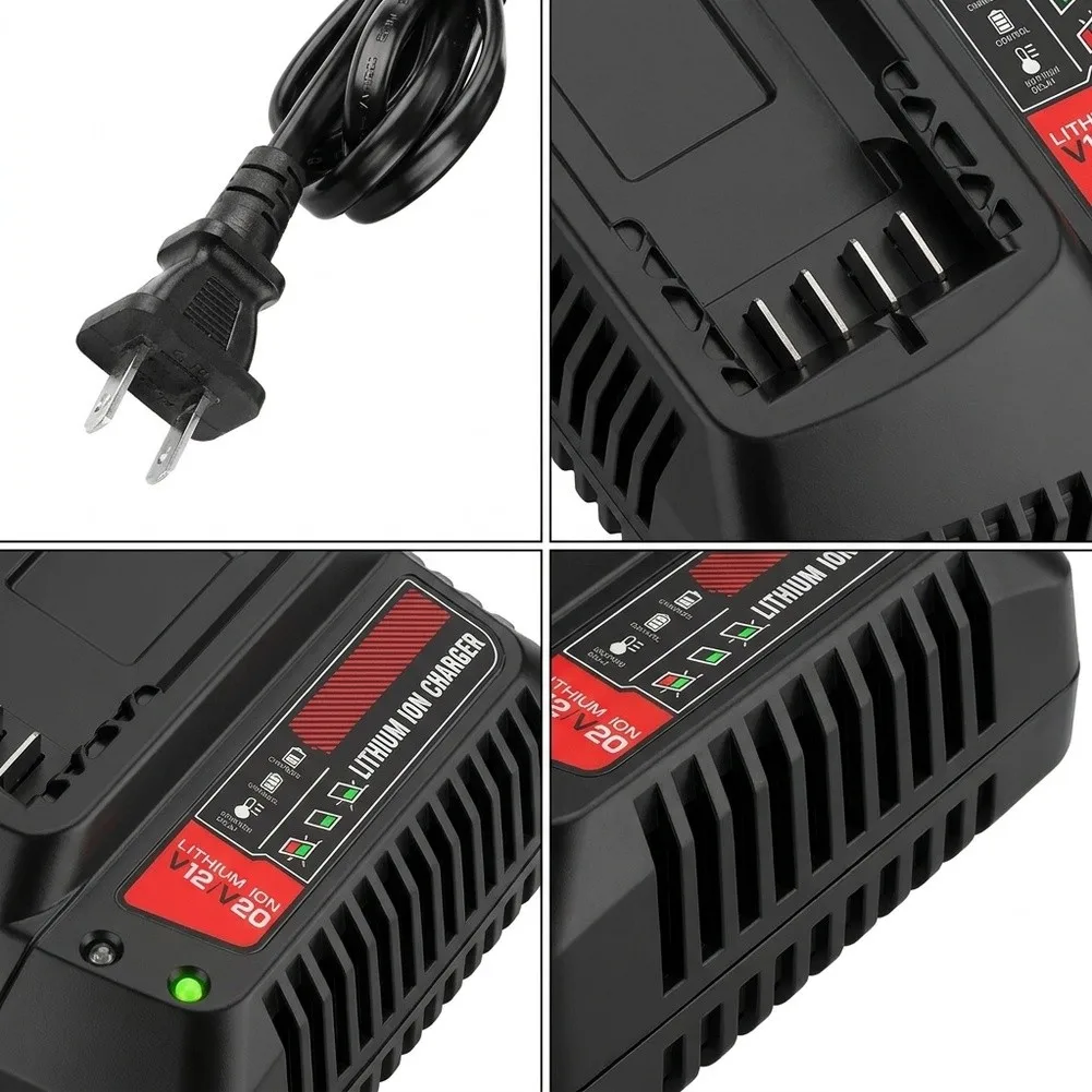 CMCB104 Battery Charger For Craftsman for v20 CMCB201 CMCB202 CMCB204 CMCB205 CMCB209 Power Tool Accessories Black