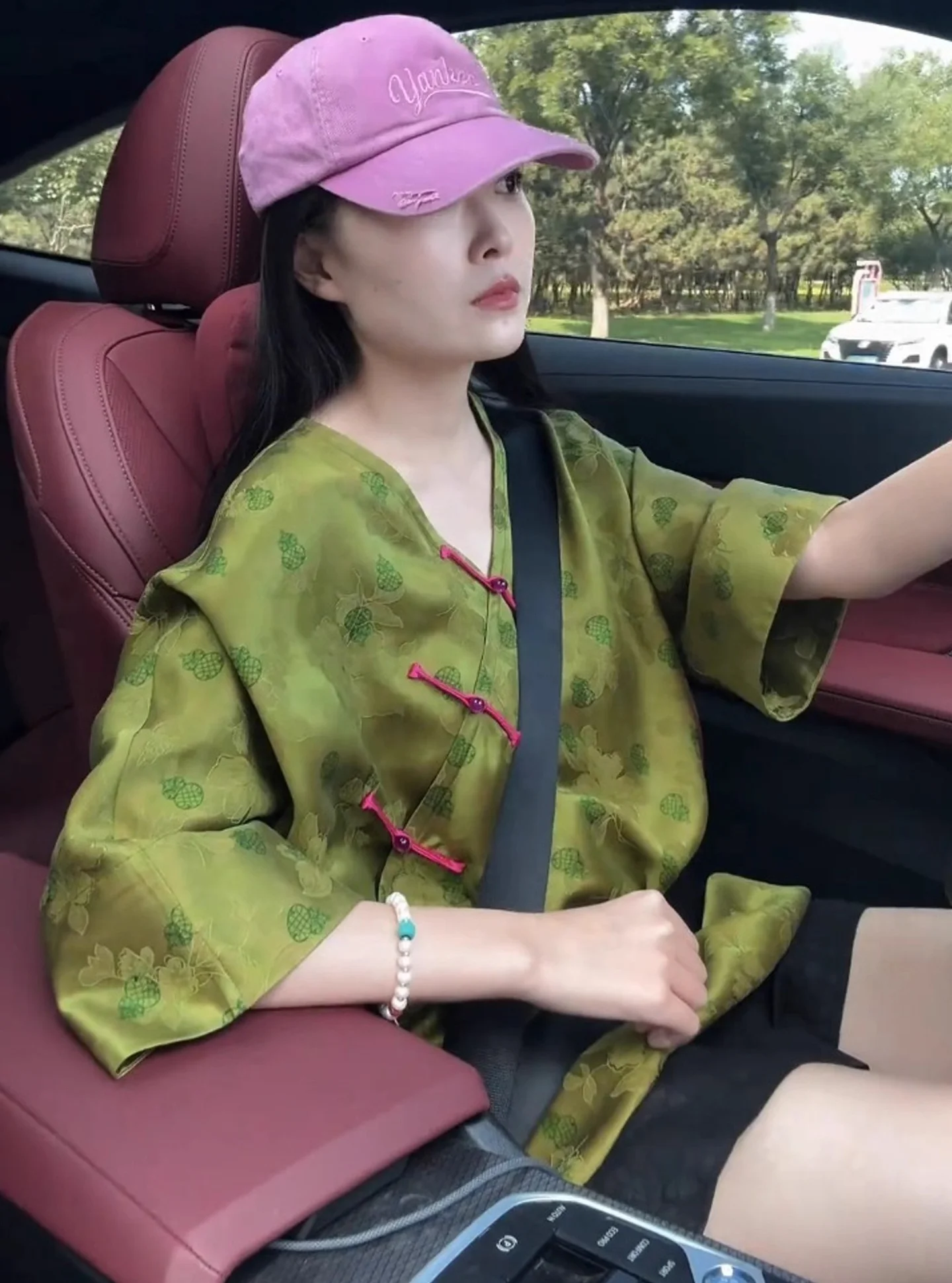 

Женская тонкая блузка в китайском дзен-стиле, весенний топ, элегантный повседневный свободный крой, рукав 3/4