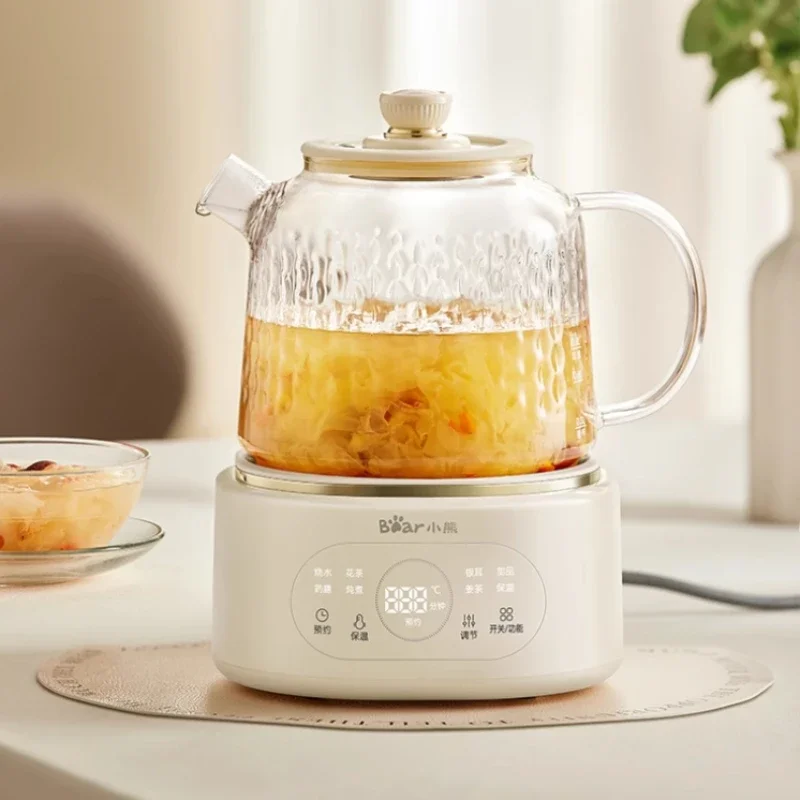 Home Multifunctional All-glass Constant Temperature Health Pot Office Small Flower Teapot Kettle Pure Glass