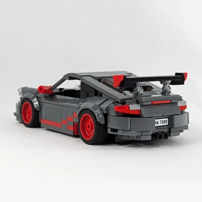 QWER Speed Racing Car Model MOC Building Bricks GT3 RS Performance Sports Car Modular Technology Assemble Children Holiday Gifts