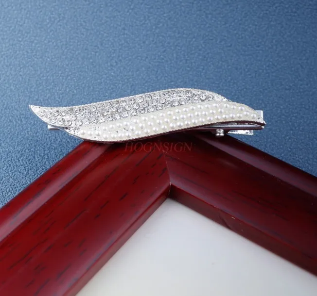 Rhinestone edge clip, female side hair clip, exquisite and high-end, duckbill clip, minimalist