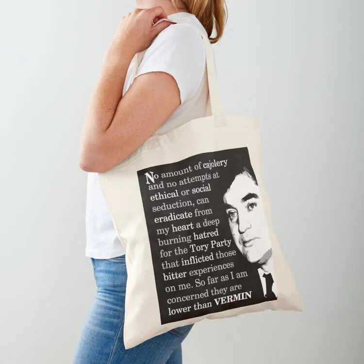 

Nye Bevan quote Tote Bag tote bag men Portable shopping bag Big Candy bags