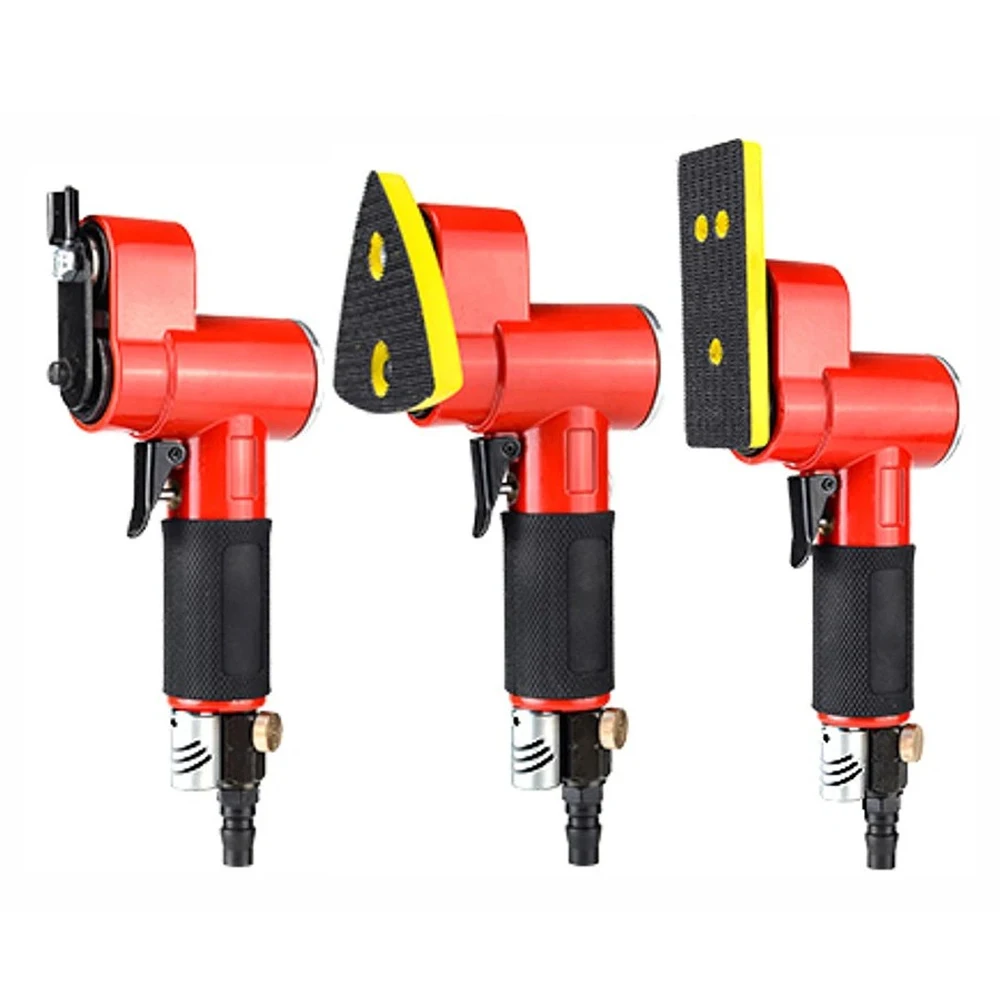 

AhuHardware Пневматическая полировальная машина для наждачной бумаги 18000 об/мин Треугольная воздушная орбитальная шлифовальная машина для полировки металла