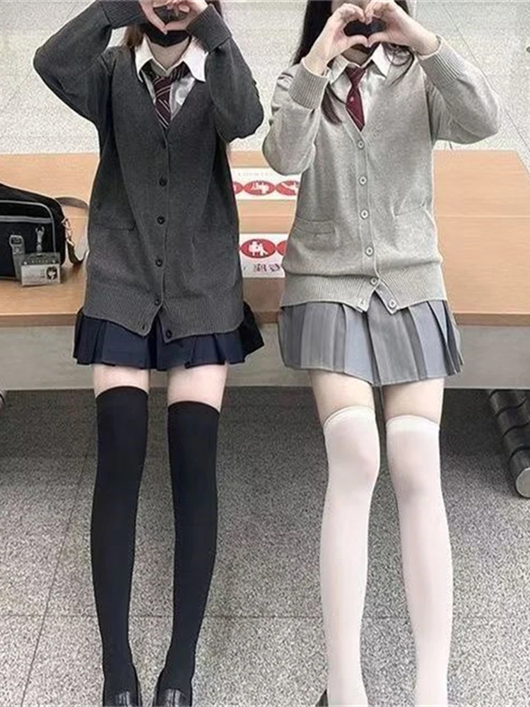 

Оригинальный японский свитер Sle JK, осенне-зимний открытый кардиган Long Sve School orm College Sle, верхняя одежда, женская Fas...