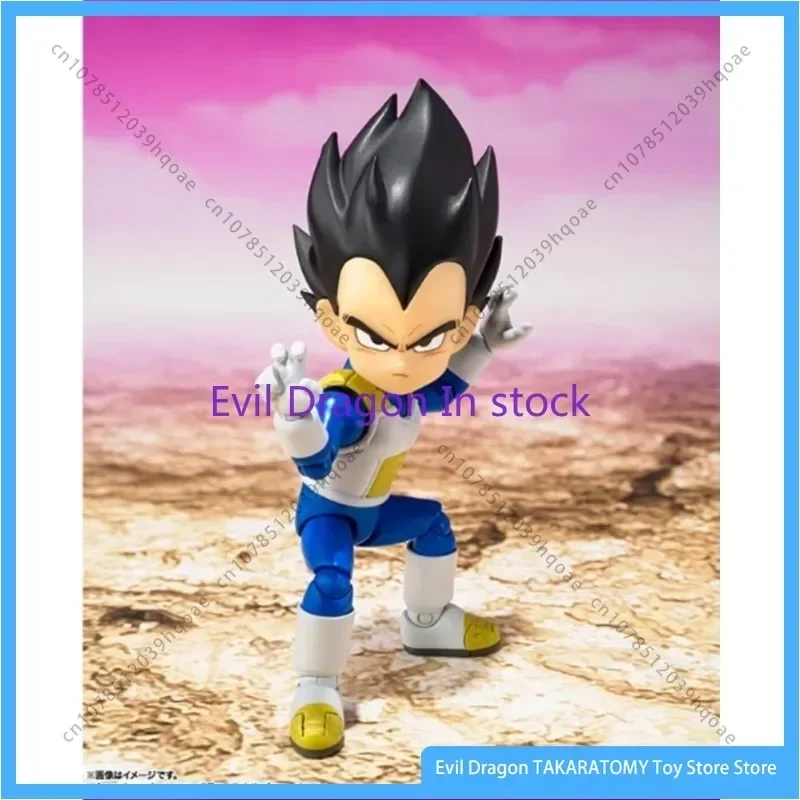 

Bandai Original Dragon Ball Anime Figure SHFiguarts Son Goku Mini Vegeta IV Mini Action Figure Toy Kids Collectible Gift