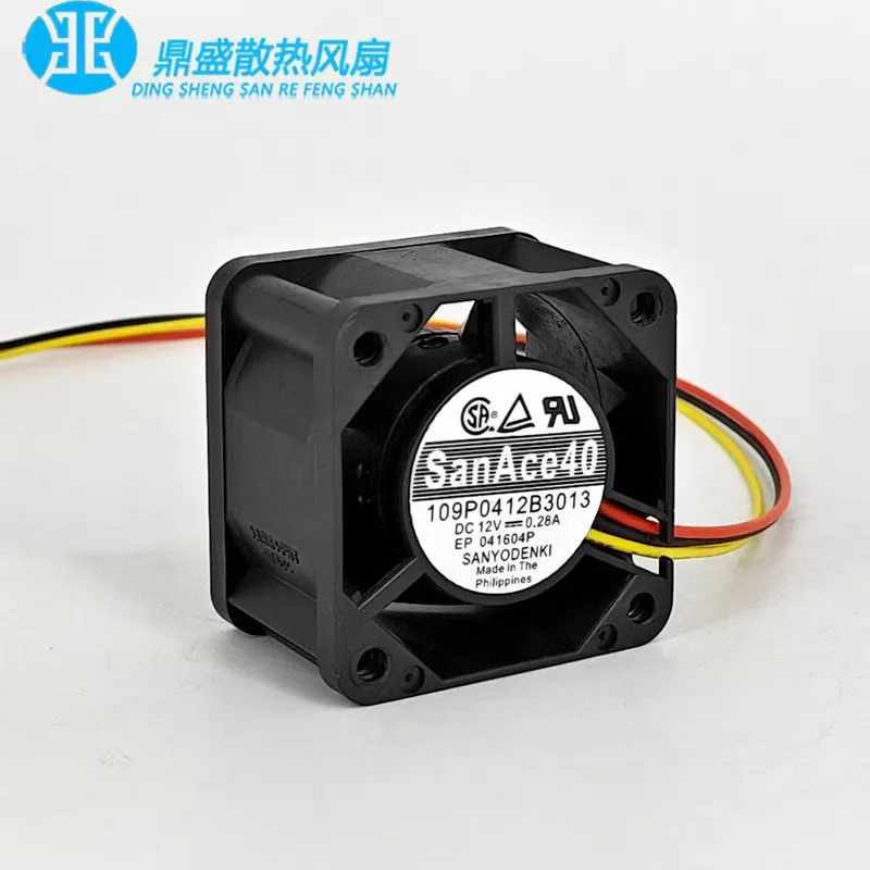 Authentic 109P0412B3013 40 * 40 * 28MM 4CM 12V 0.28A Chassis Server Cooling Fan