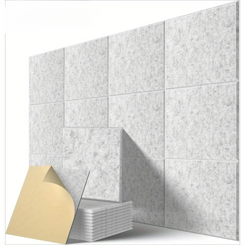 2/6pcs Self-Adhesive Front Door Soundproofing Panels - Adhesive Soundproofing Material Suitable for Home Entrances, Offices, And