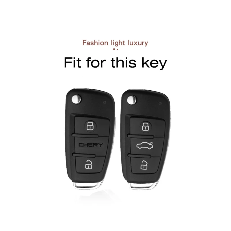 Chery ARRIZO7 E3 E5 A3 A5 Tiggo 2 3 5 3X Fulwin2 Eastar 3 버튼 열쇠가없는 보호 커버 액세서리 용 새 TPU 자동차 키 케이스