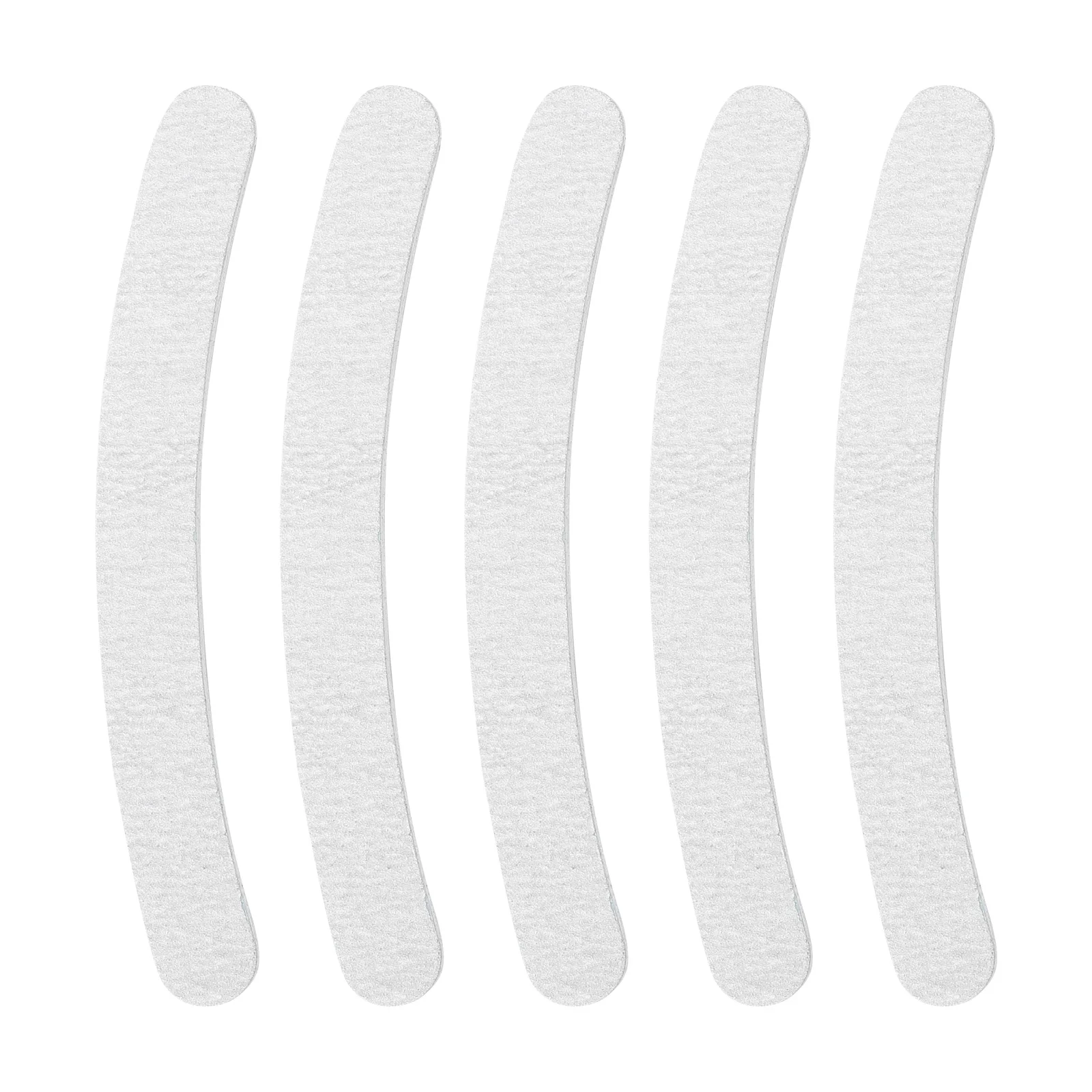 

5pcs Files Sanding Block 100/180 Grit Banana Shape For Art Extensions Manicure Filing Polishing Eva 7X0.8X0.2Inch Nail Buffer