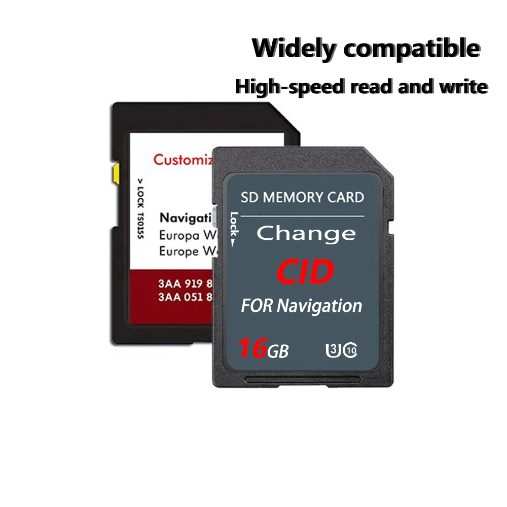 CID map black 16GB chang CID SD card 32GB memory card High-Quality 16GB GPS Accessories CID SD Card Change for Navigation System