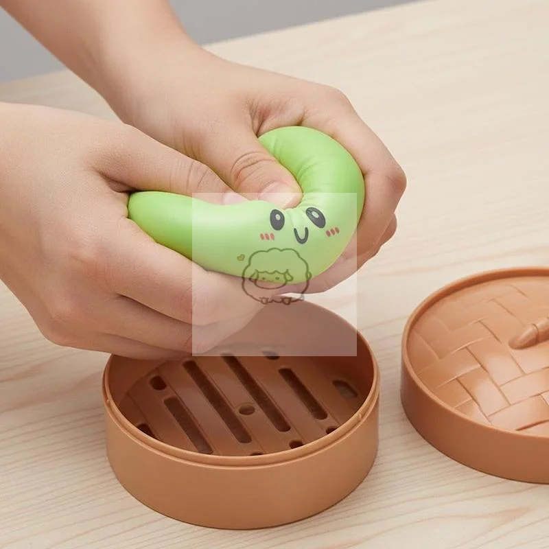 

Имитационный антистресс-мяч в форме пельменя, медленно восстанавливающий форму, мягкий, для снятия стресса, для офиса, дома, декоративный, подарки на день рождения для детей и взрослых