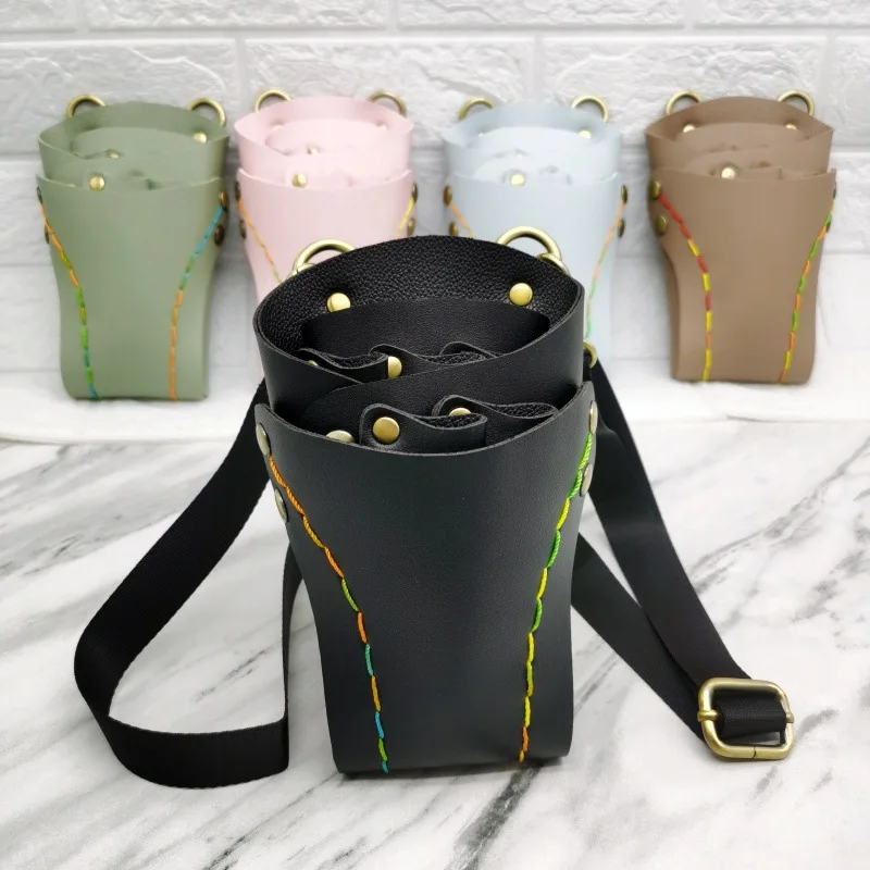 Professional Barber Shears Holster Scissor Holder Pouch Hair Dressres Bag with Belt for Hairdressers, Salon Hair Stylist Barber