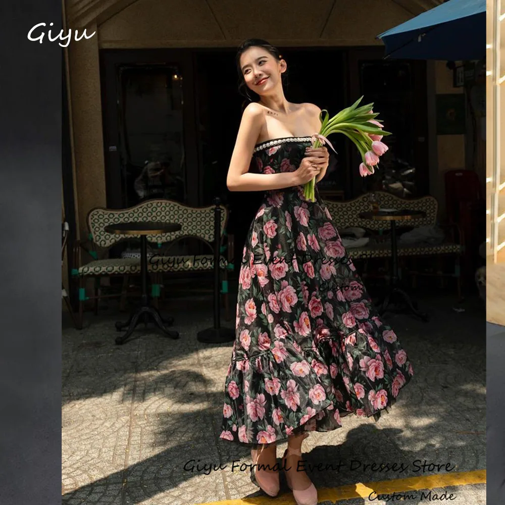 

Giyu Fairy Beading Prom Gown Colorful Sleeveless Ankle-Length Birthday Party Dress летнее платье женское 2024 Summer Dress