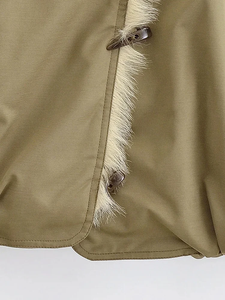 HH Dames Nieuwe Herfst Winterjas Retro Claxon Revers Korte Jas Mode Casual Warme Bovenkleding Windbestendig Koud Weer