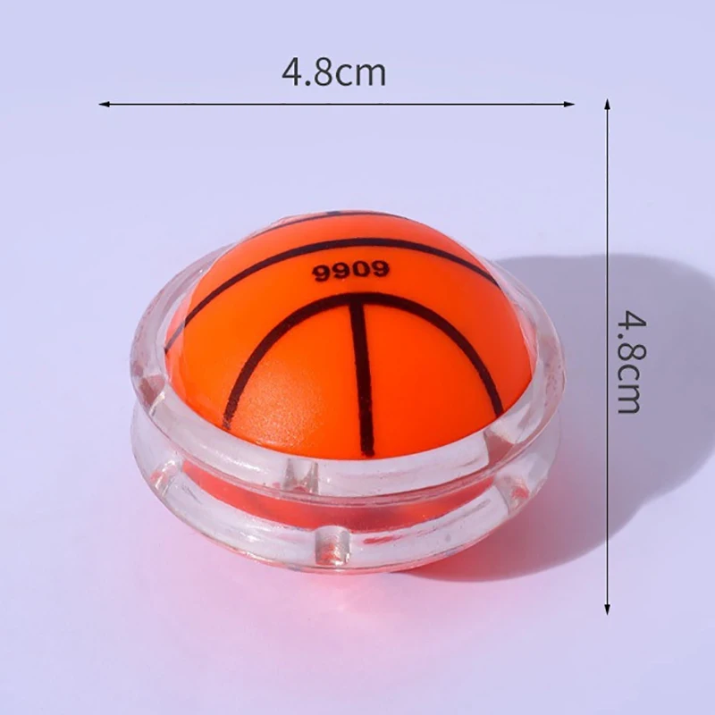 1 buah bola basket sepak bola kartun anak-anak bola yo-yo mengembangkan koordinasi mata dan kecerdasan warna acak