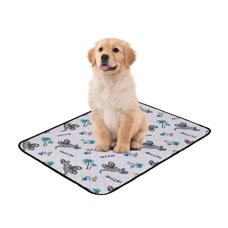 Dog Pee Mat Super Absorbent Pet Mat Blanket Pet Cat Training Pads Reuse Dog Potty Pads Anti-Slip Bottom Dogs Potty Training Mat