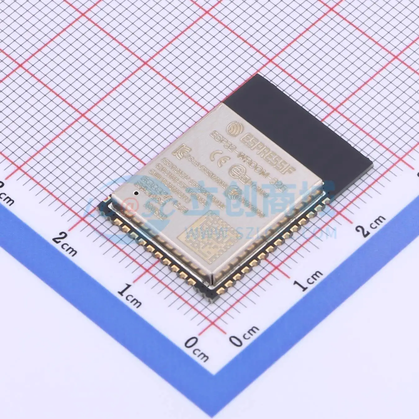 4pcs ESP32-WROOM-32E-H4 SMD 25.5x18mm ESP32-DOWD-V3 Bluetooth4.2 WiFi Wireless IoT Smart Home Module