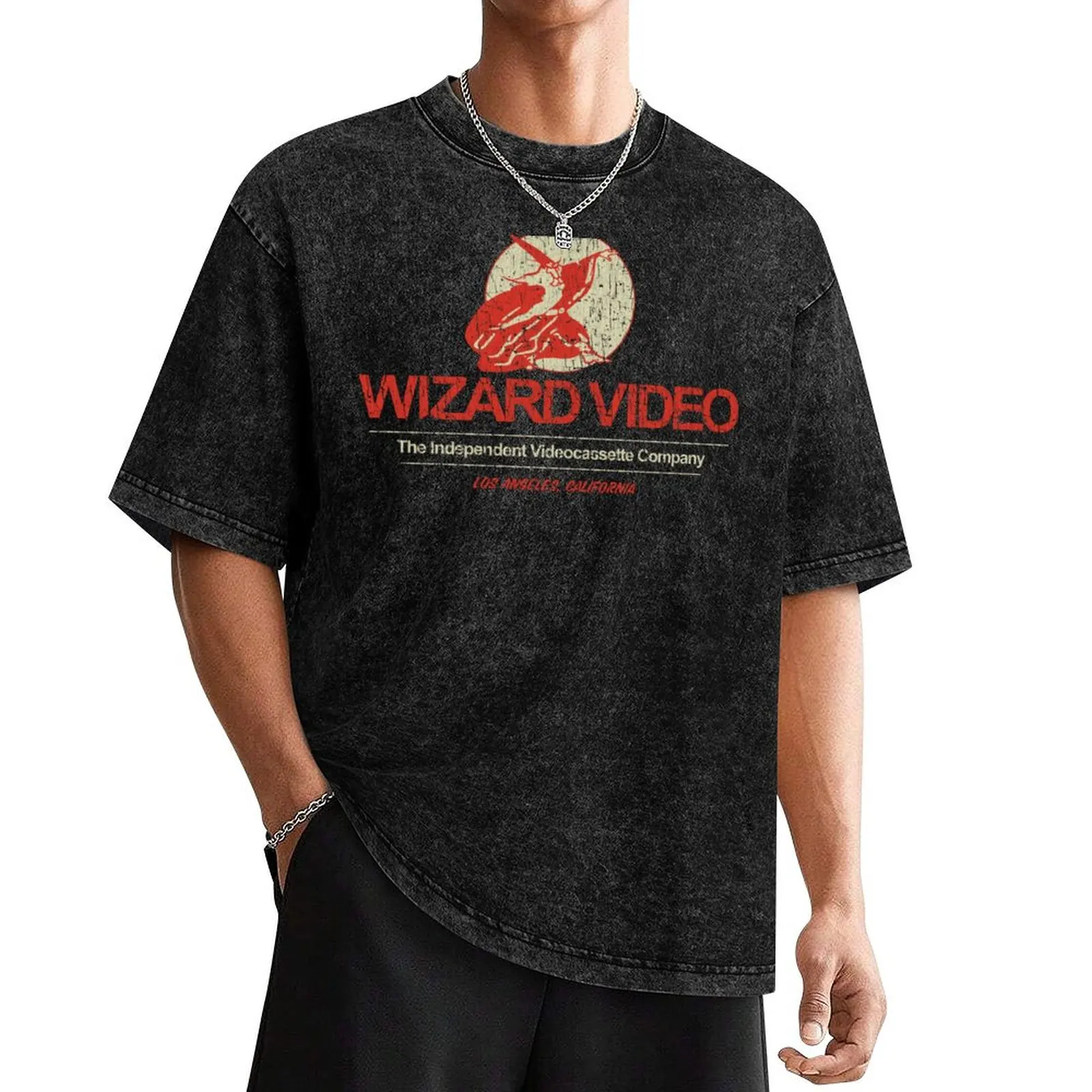 

Wizard Video 1981 T-Shirt anime stuff blanks graphic shirts vintage clothes shirts men