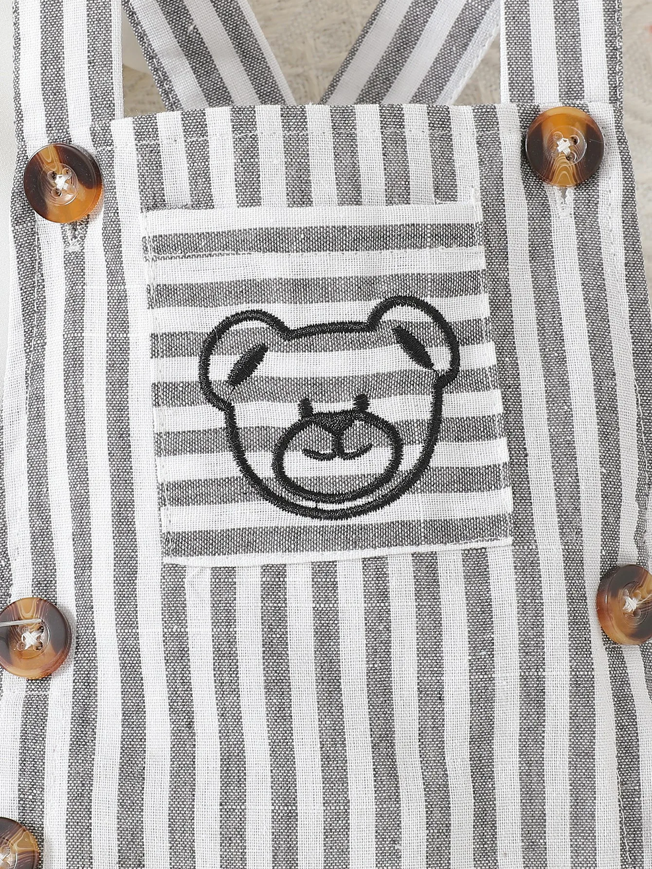 طقم مآزر حفاضات صيفية رفيعة للأطفال الأولاد والبنات مع تي شيرت بأكمام قصيرة وزرة طقم مكون من قطعتين