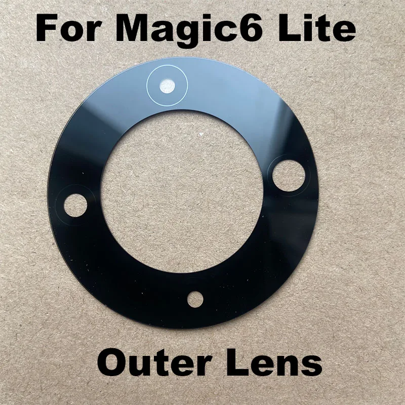 For Honor Magic6 Lite Back Camera Lens Glass Piece Screw Ring Cover Magic 6 Lite X9B Smartphone Replacement Parts