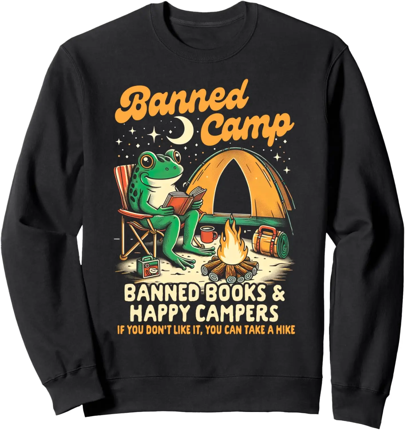 

Толстовка Camping Lover Banned Camp Banned Books & Happy Campers