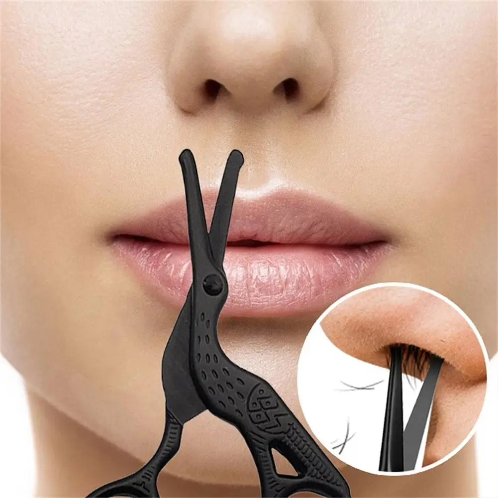 

Round Tip Nose Scissors Nose Hair Trimming Scissors Round Head Nose Hair Cutting Man Facial Hair Scissors Makeup Beauty Tool