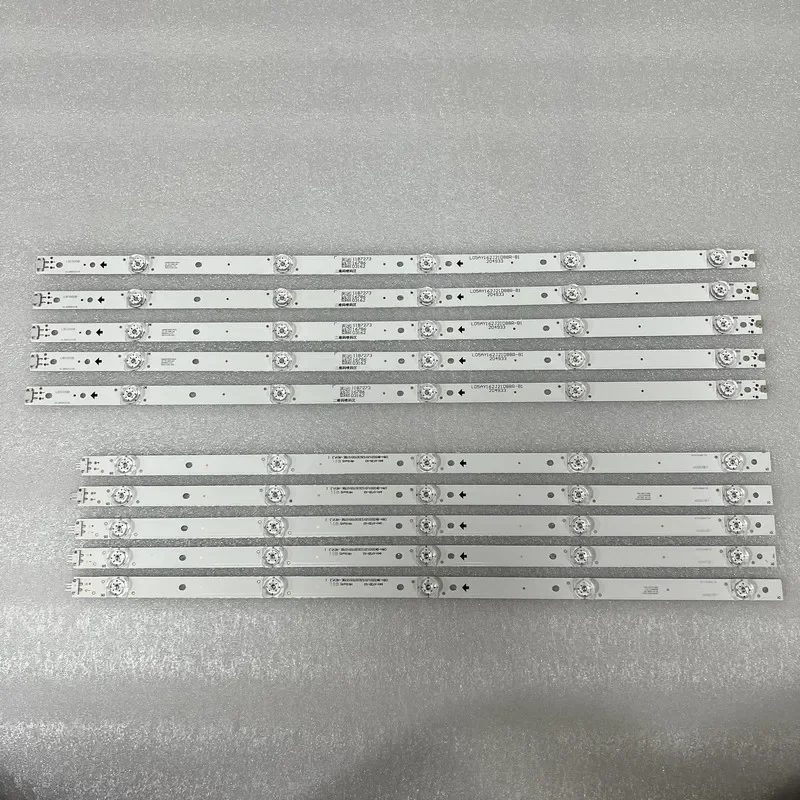 LED Strip 10LED 1056mm For Hisense H55A6100 H55A6100UK H55A6120 H55A6200 H55A6200UK H55A6250UK HZ55A67 HZ55H55 HZ55A65 HZ55H50Y