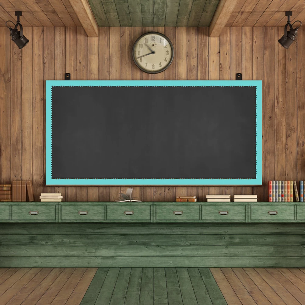 

2 Rolls Bulletin Board Border Stickers Decorative Colorful Classroom Borders for DIY Blackboard Wall Trim Bulletin Border