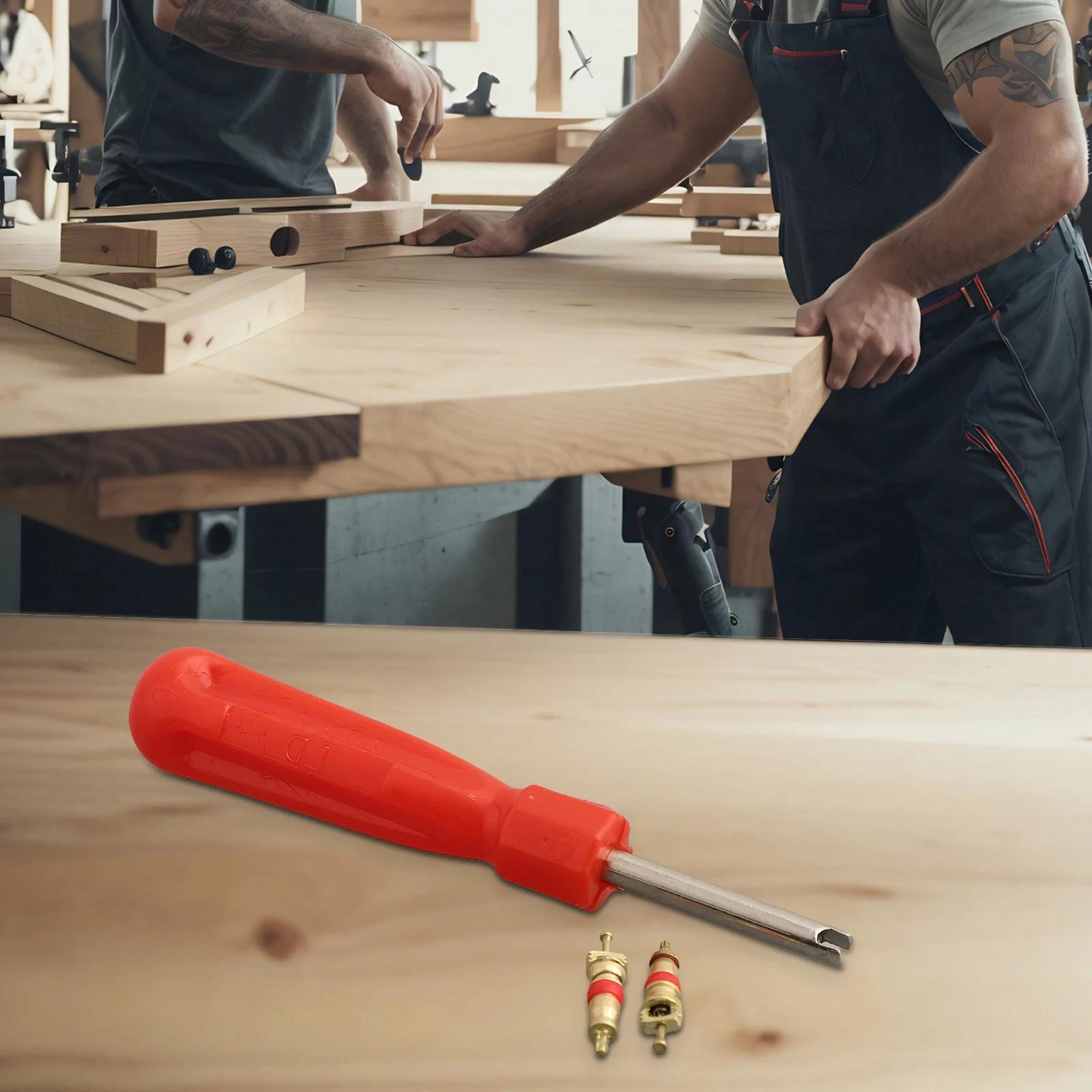 Сервисный комплект расширительного сосуда для инструмента для автомобильных шин, полезный с набором инструментов для установки и снятия сердечника клапана